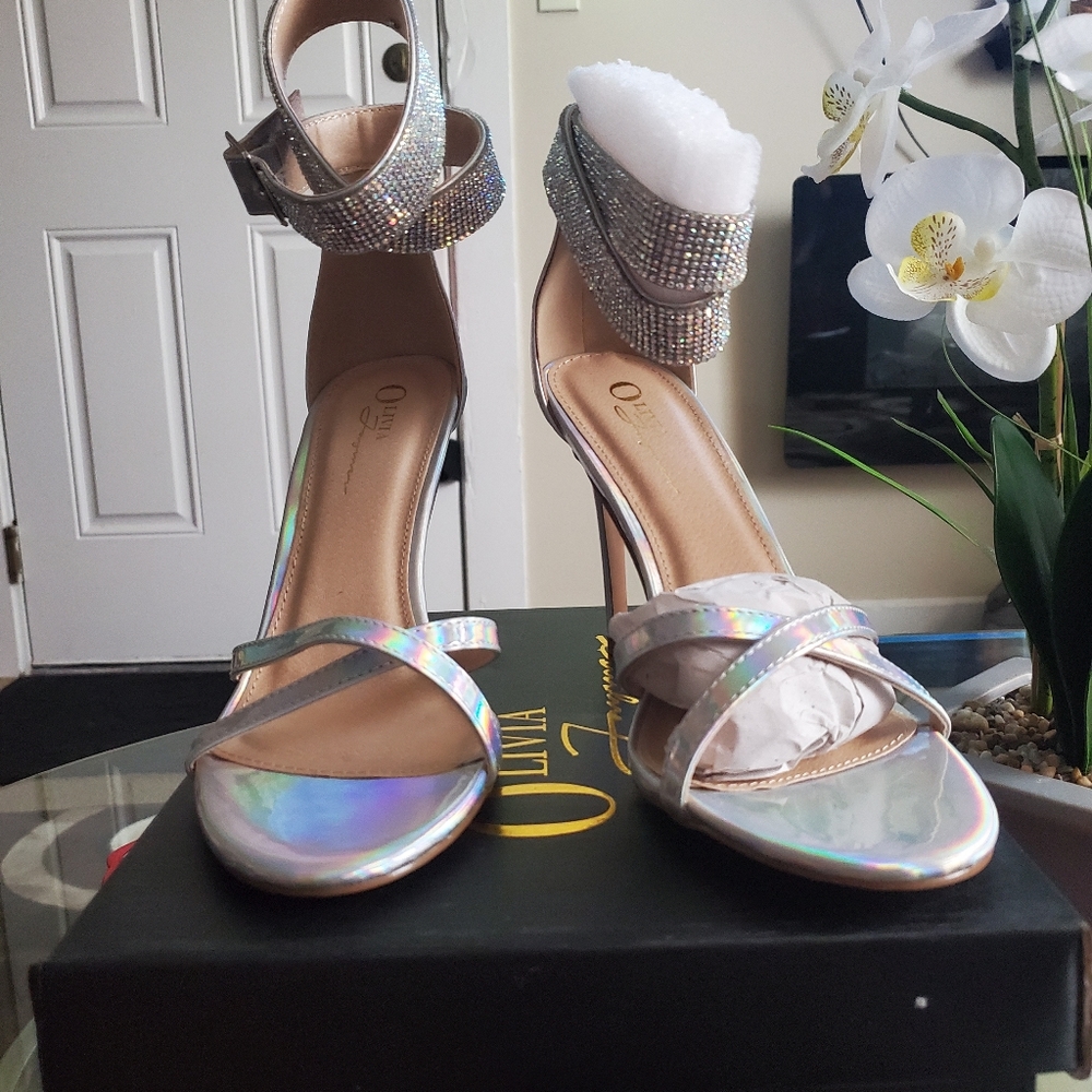 Silver heels